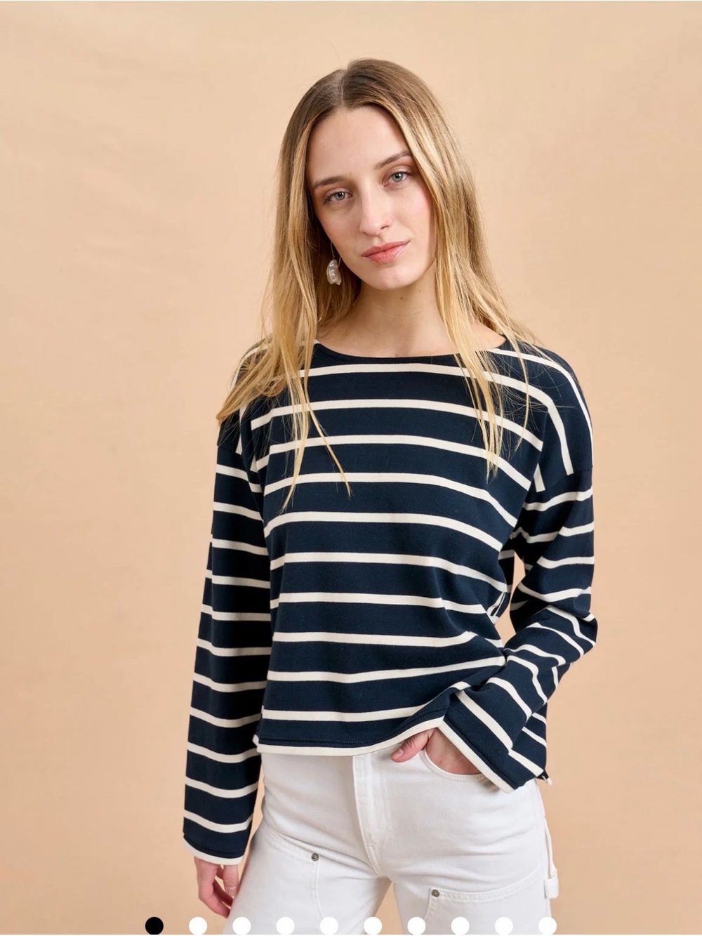 La Ligne Long Sleeve Breton Tee